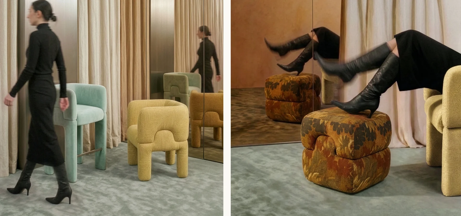 Furniture with a distinctive point of view